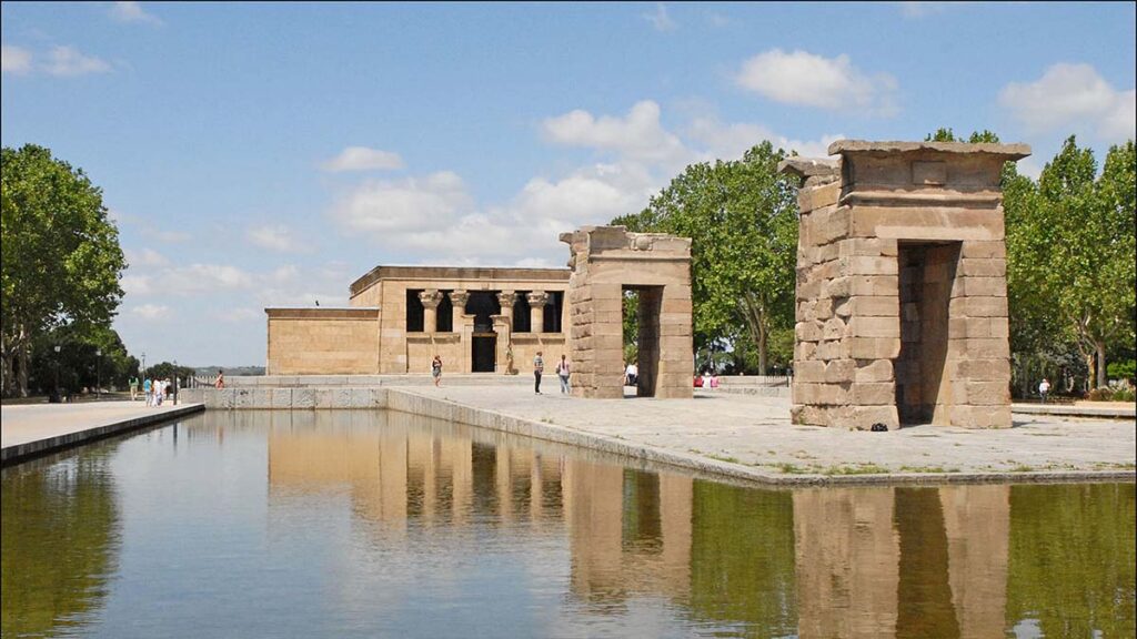 Egyptian temple in madrid