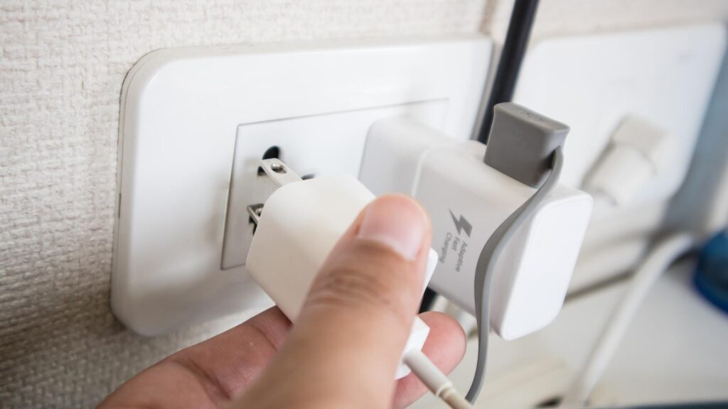 Unplug appliances you're not using