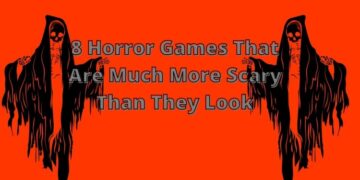 Black and Orange Ghost Vintage Horror Illustrative Halloween Zoom Virtual Background