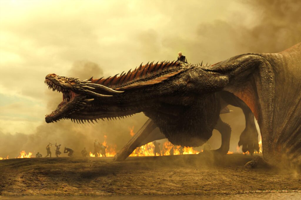 Game of Thrones dragons