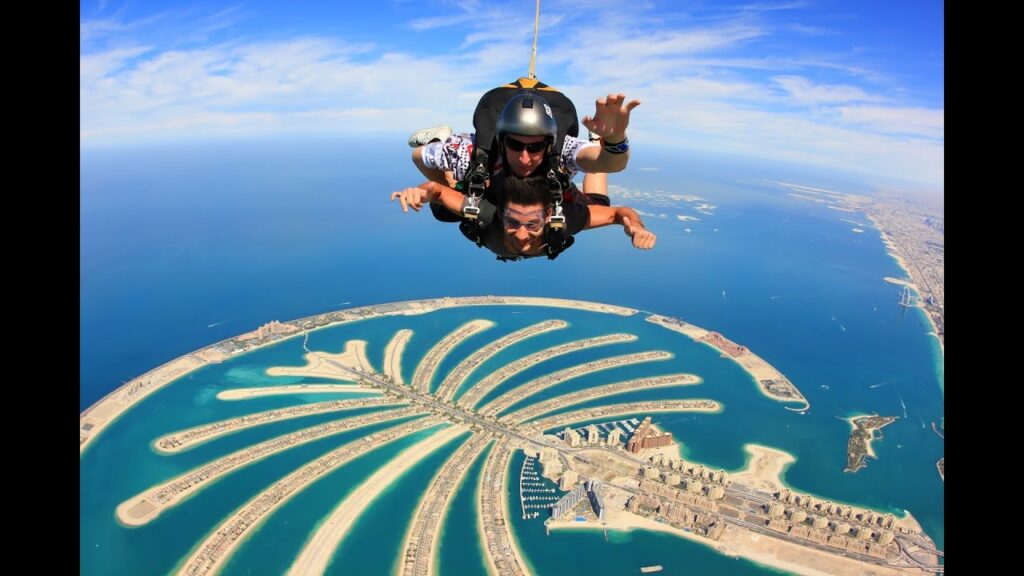 Skydiving in Dubai