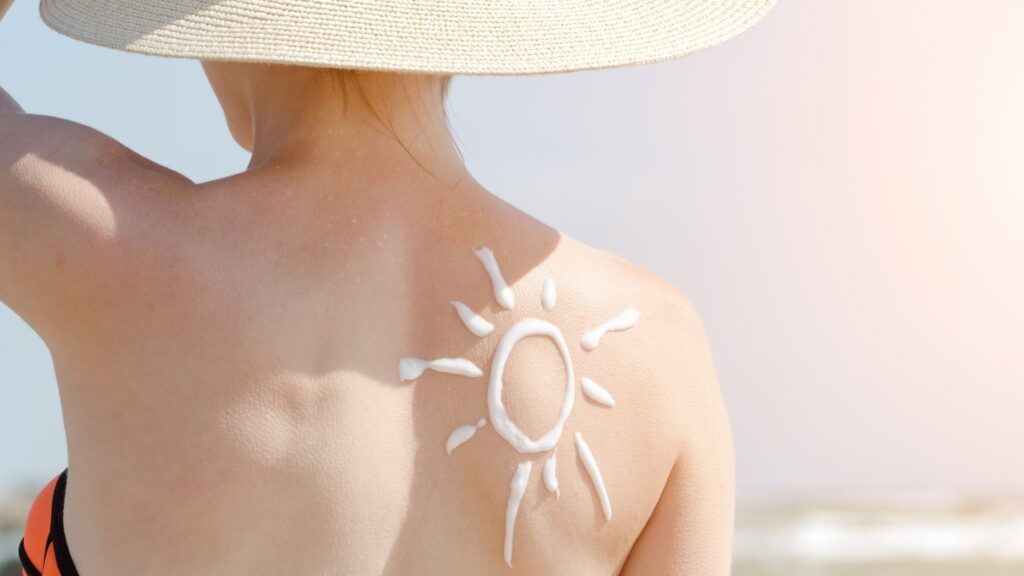 Not protecting your skin from the sun