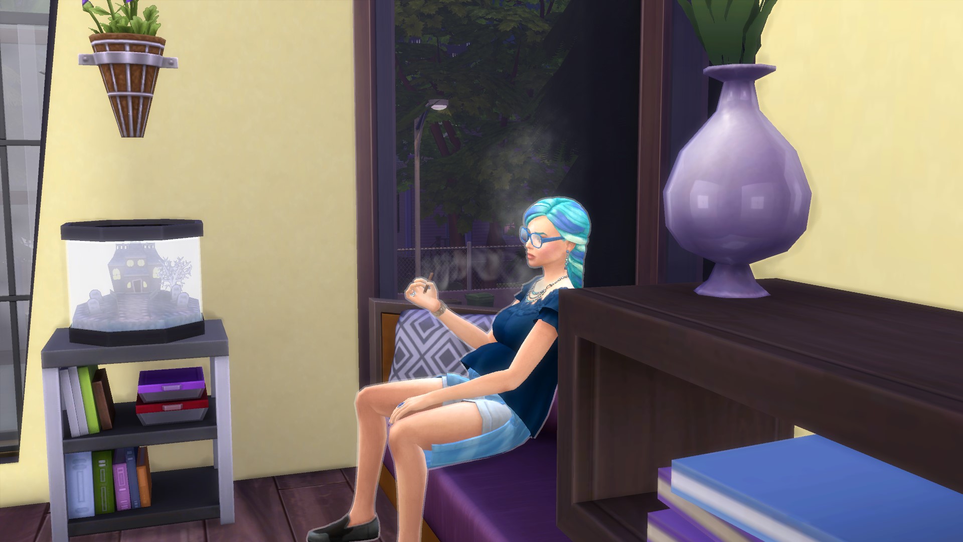 mod the sims smoking sims 4