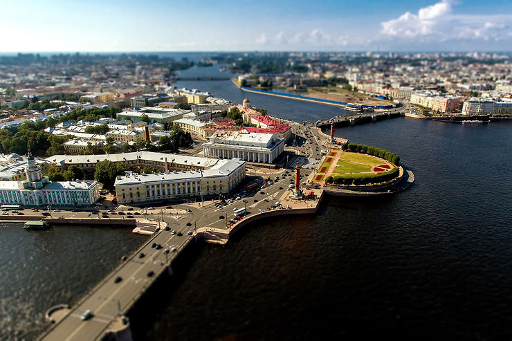 Point of Vassilievski Island - Saint Petersburg, Russia