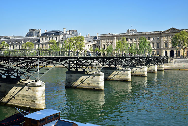 Pont des Arts and quays of the Seine - Paris