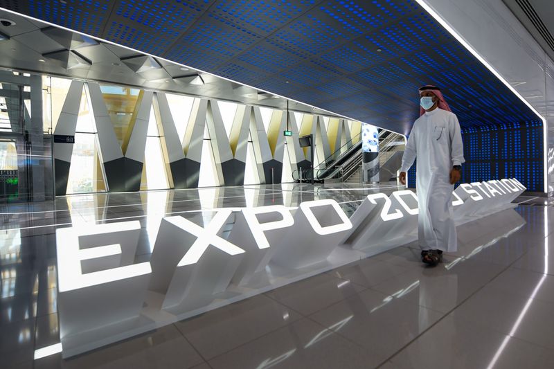 2020 Expo in Dubai Metro Station