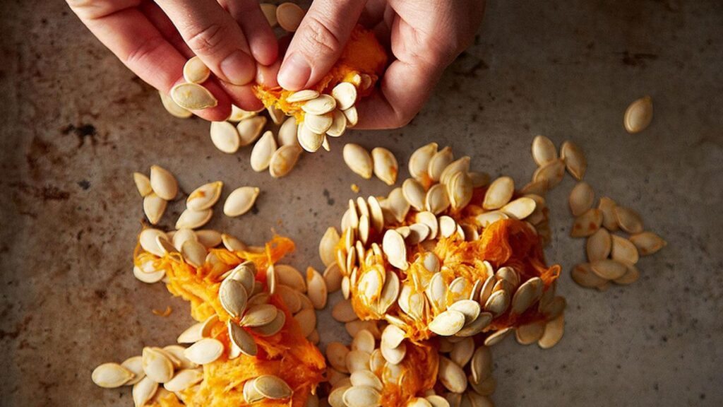 how to peel pumpkin seeds