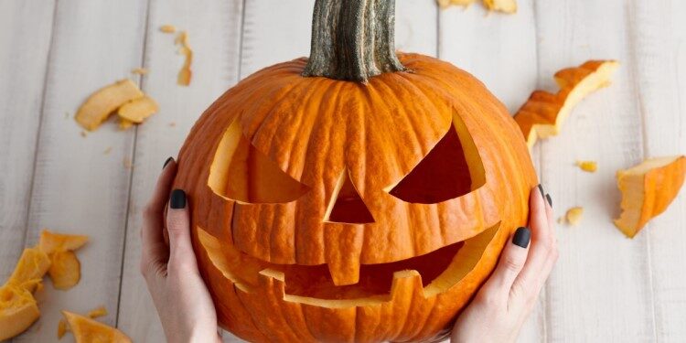Carving Pumpkin for Halloween