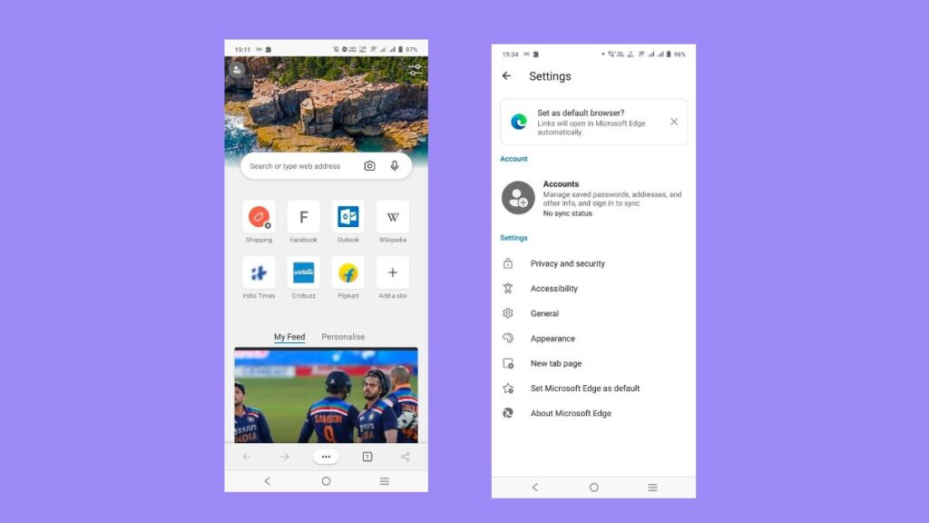 Microsoft Edge Android