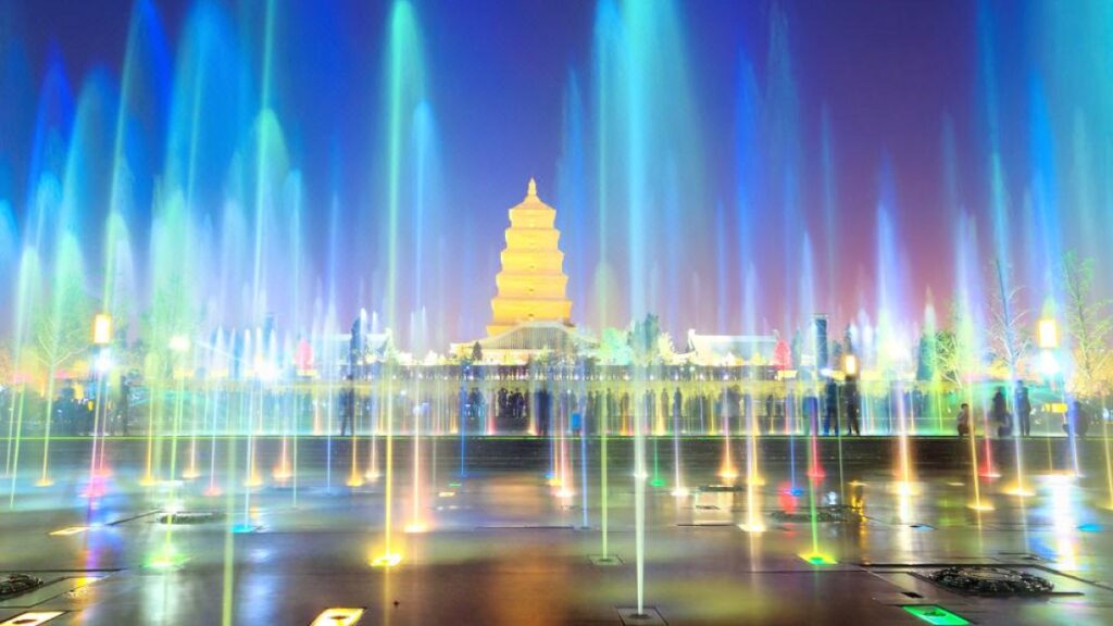 Great Wild Goose Pagoda Fountain
