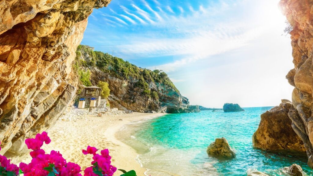 Sun and beach on Corfu