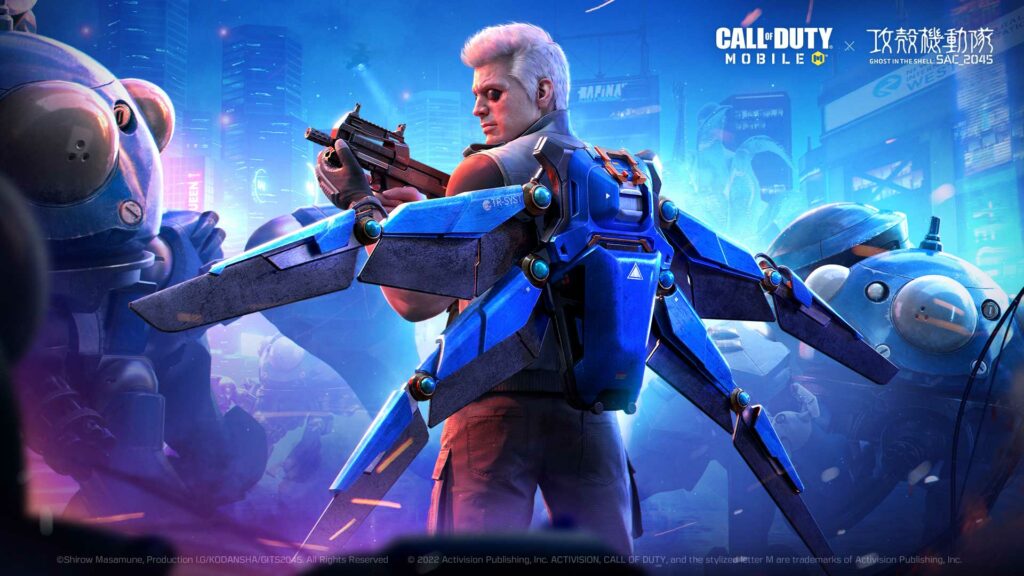 Call of Duty: Mobile teams up with Ghost in the Shell: SAC_2045