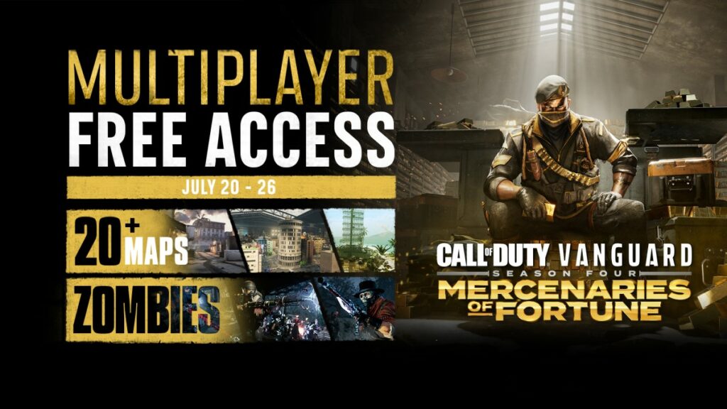 Call of Duty: Vanguard Available for Free Between July 20 and 26 
