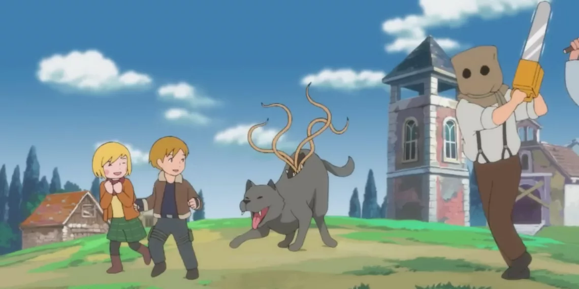 A Humorous Japanese Animation Promotes Resident Evil 4 Remake 41 resident evil 4 remake