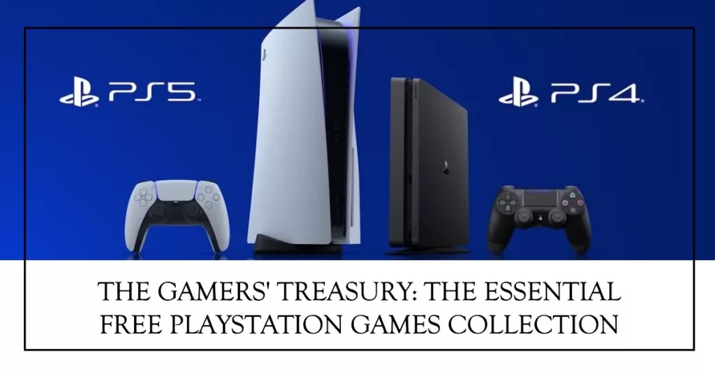 Write The Essential Free PlayStation Games Collection on this image