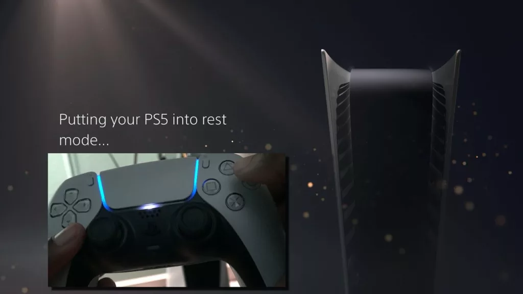 PS5 rest mode