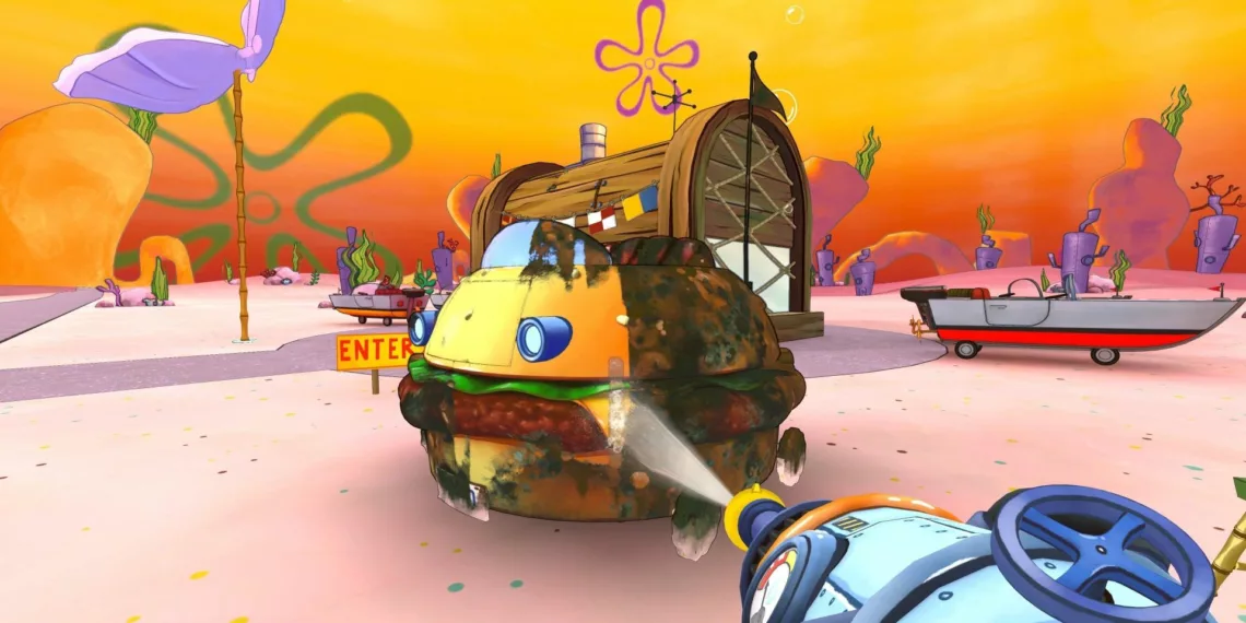 Powerwash Simulator Spongebob