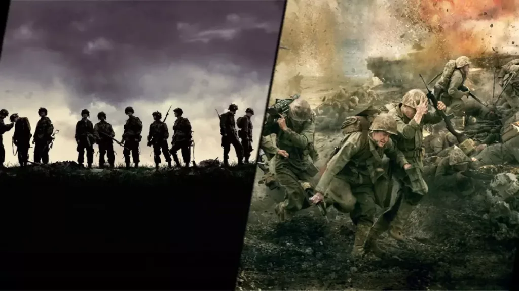 Band of Brothers and The Pacific