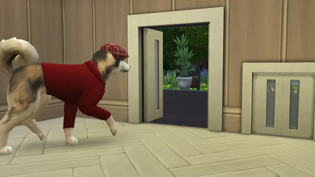 The Sims 4 pet doors