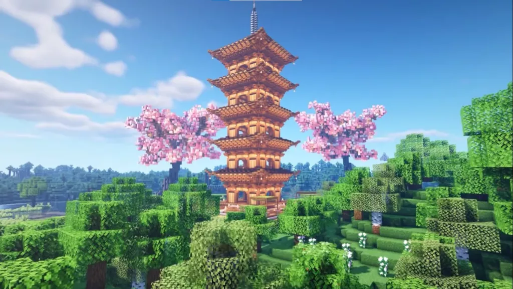 Japanese House in Minecraft