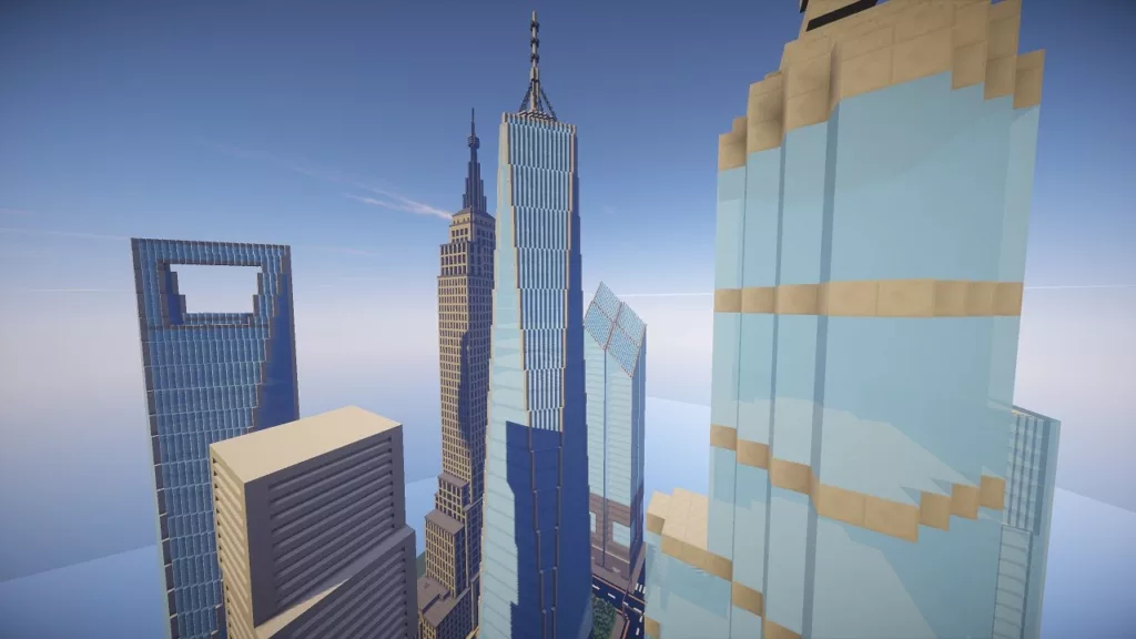 Skyscraper in minecraft