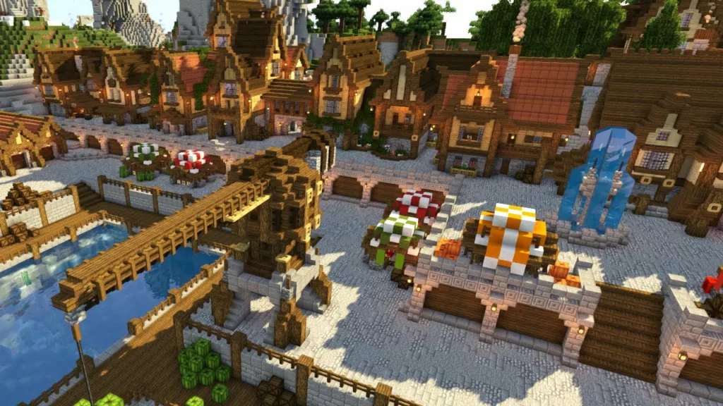 Town in minecraft