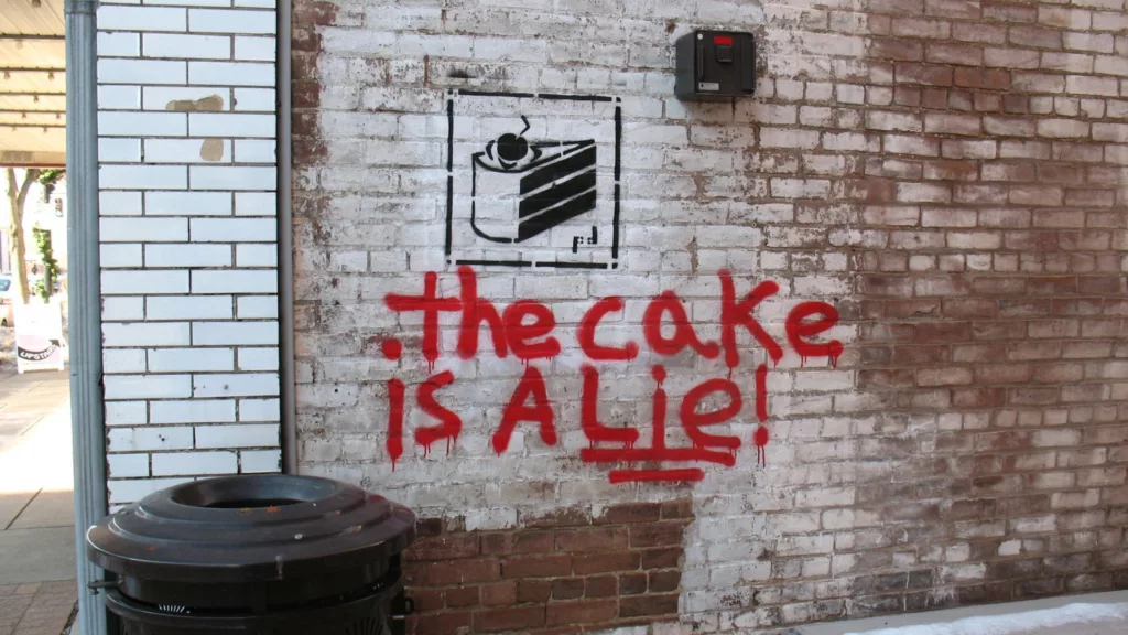 the cake is a lie portal