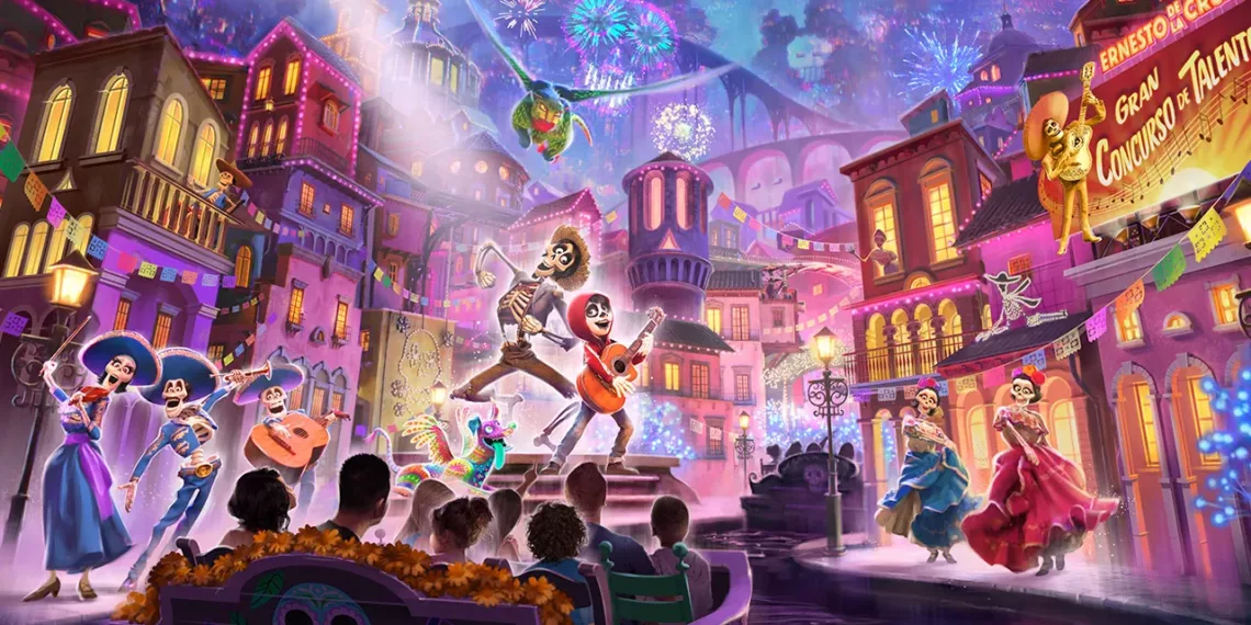 Disney Announces First "Coco" Attraction for Disneyland Resort 41 Coco
