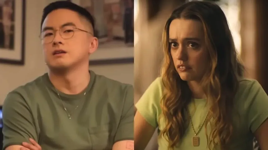 Bowen Yang and Aimee Lou Wood