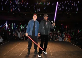 Hayden Christensen and Samuel L. Jackson
