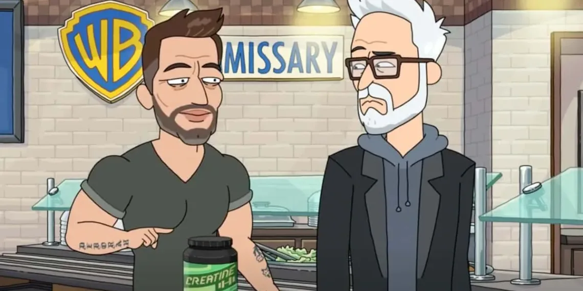 James Gunn and Zack Snyder