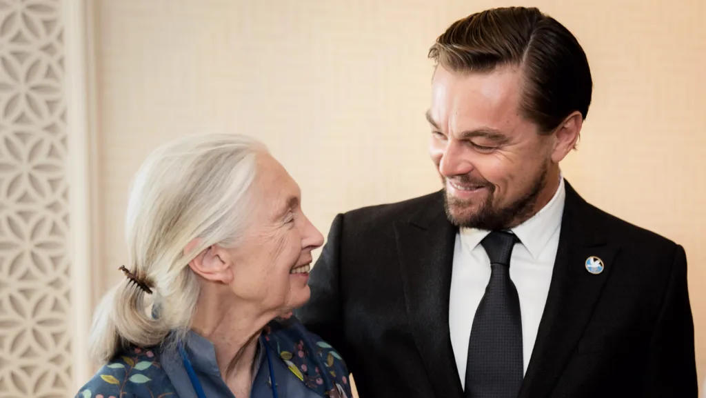 Leonardo DiCaprio pays tribute to Jane Goodall after her death at 91