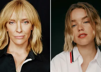 Toni Collette and Milly Alcock
