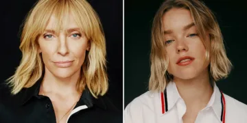 Toni Collette and Milly Alcock