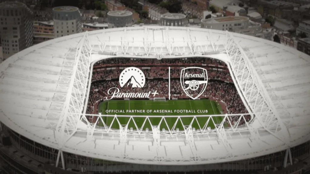 arsenal paramount plus partnership