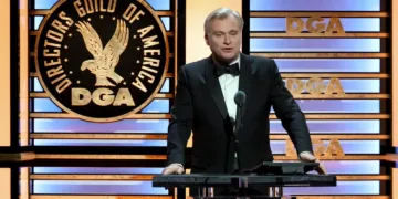 Christopher Nolan Opens DGA Awards With Warning on Job Losses 1 Christopher Nolan