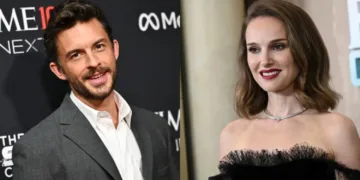 Jonathan Bailey and Natalie Portman