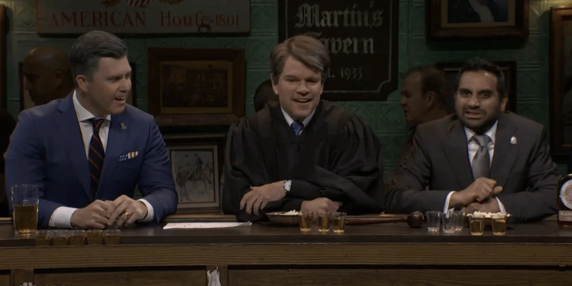 Matt Damon Brings Back Kavanaugh for SNL Sketch Targeting Trump's Inner Circle 41 Matt Damon
