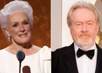 Glenn Close and Ridley Scott