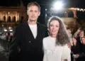 Olivia Colman and Alexander Skarsgård