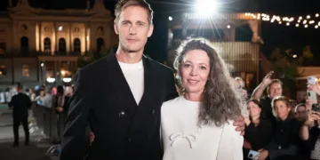 Olivia Colman and Alexander Skarsgård